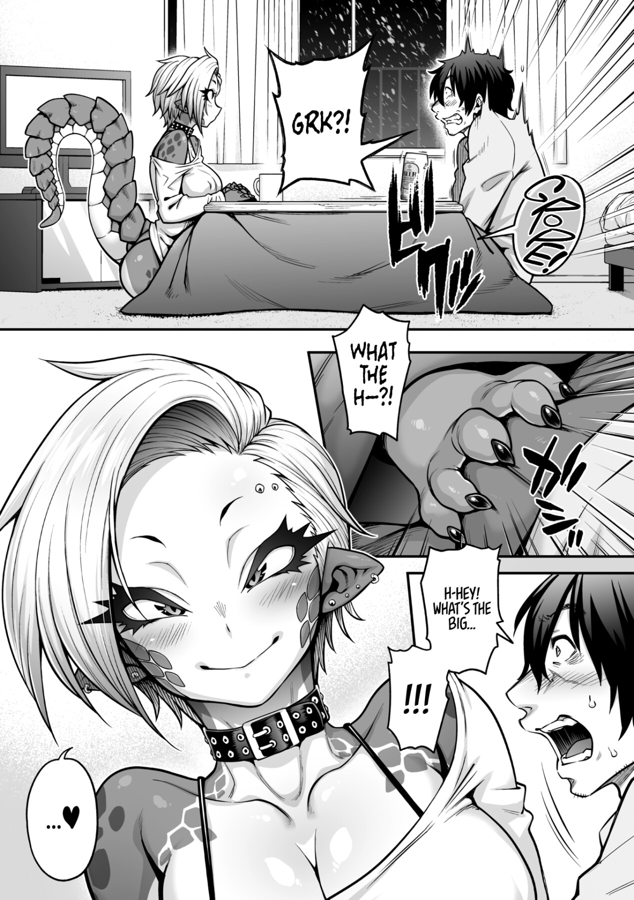 Hentai Manga Comic-Reptile on a Snowy Night-Read-9